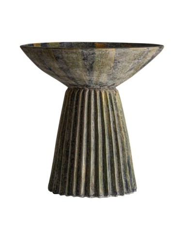 ÁNFORA PLISSÉ STONE