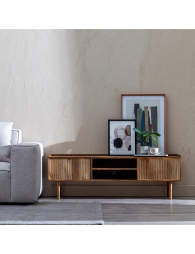 Mueble TV Natural Madera de...